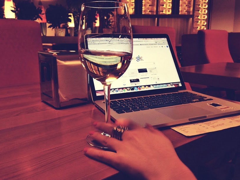 Glass of wine on table - why alcohol is the most dangerous drug