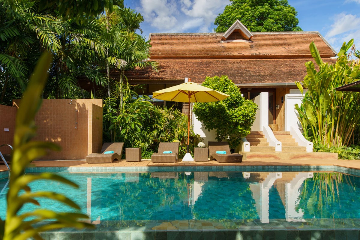 Swimming Pool at The Dawn Gambling Addition Rehab Thailand